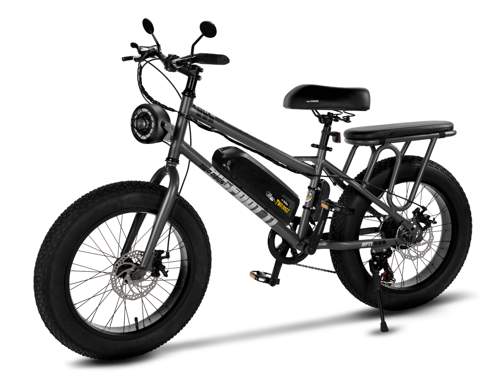 Bicicleta Elétrica Two Dogs Bigfoot T1 750w 48v Aro 20 c/ Alarme e 2 Lugares 11 Bicicleta Elétrica Bigfoot T1 - 1