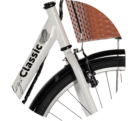 Bicicleta Two Dogs Classic s2 Aro 26 c/ Cesta e Bagageiro Mostruário 4 estilo retro
