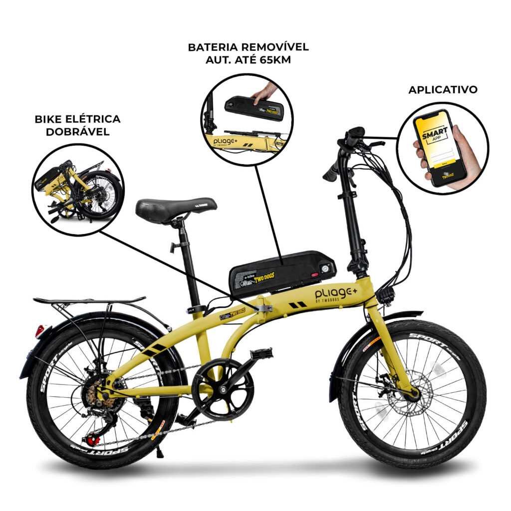 uma bicicleta elétrica dobrável que vai revolucionar sua forma de se locomover pela cidade.