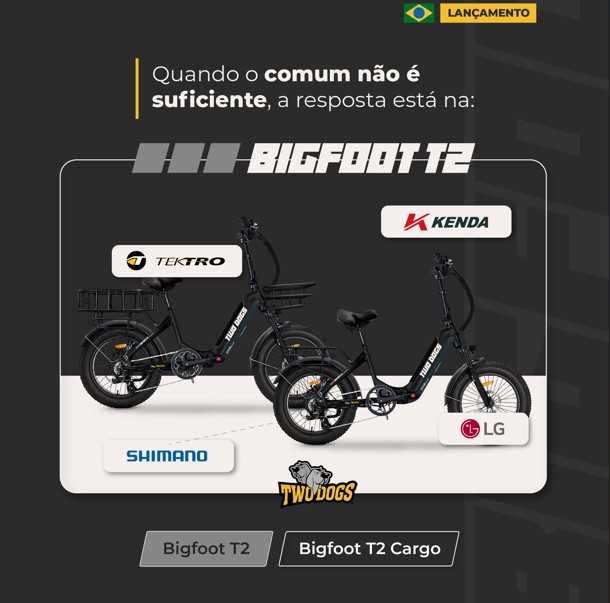 Bigfoot T2: A Bike Elétrica Dobrável que Vai Mudar Seu Jeito de Viver a Cidade 1 bikes eletricas